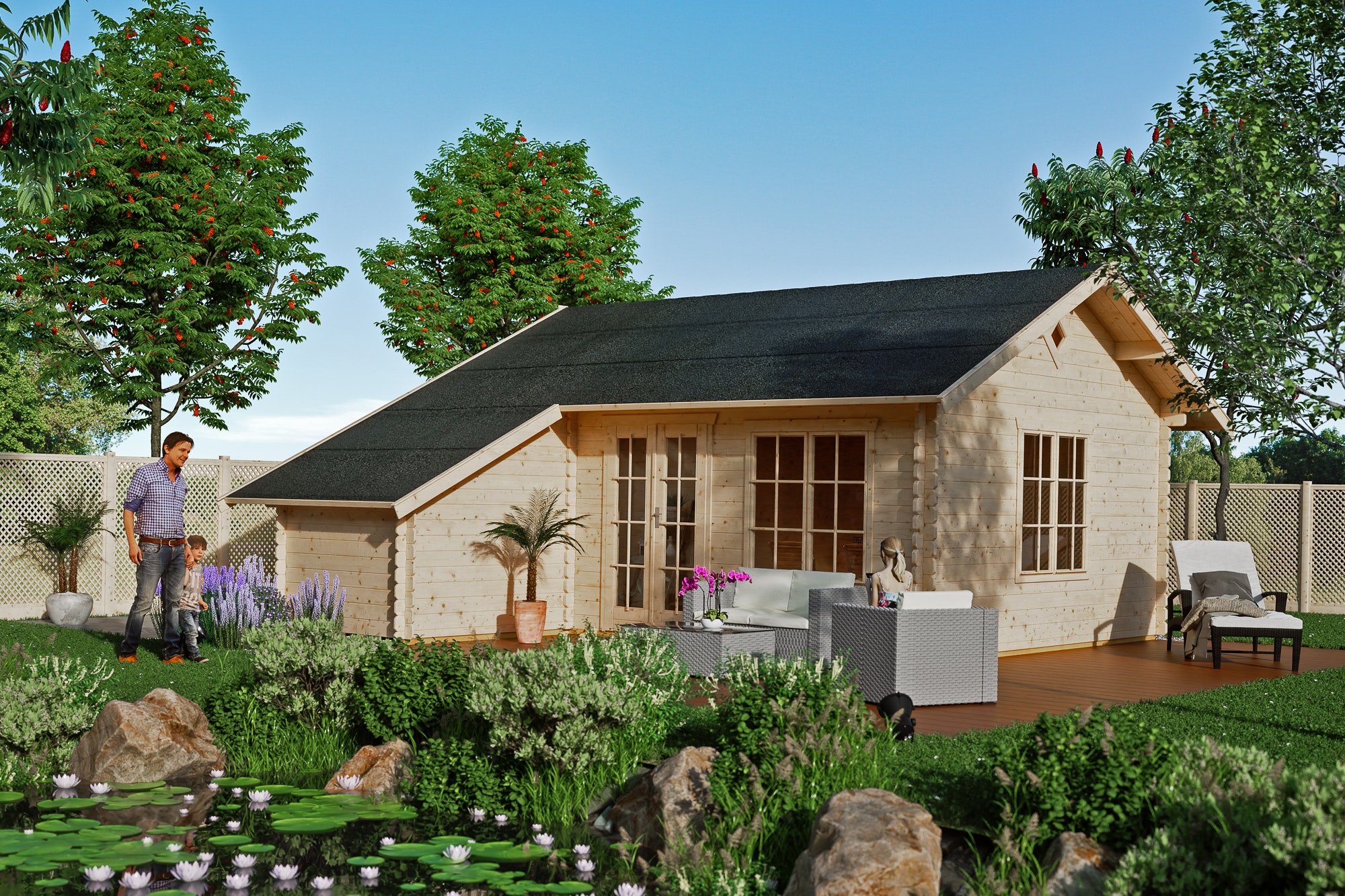 Ferienhaus mit 4 oder mehr Räumen