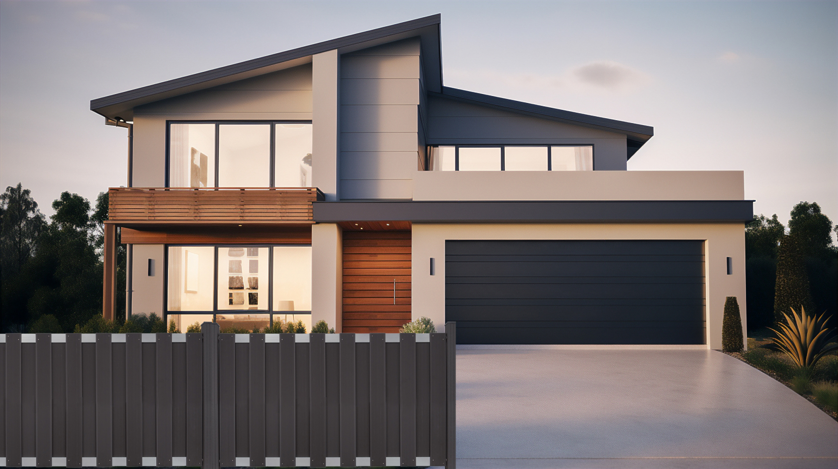 GroJa Fertigzaun Vorgarten