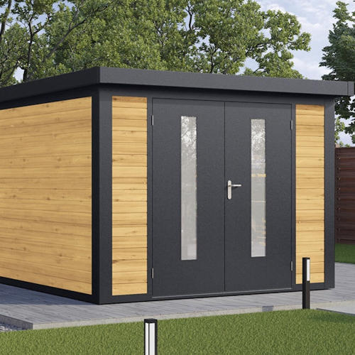 Wolff Finnhaus Metall/Holz Hybrid-Gartenhäuser