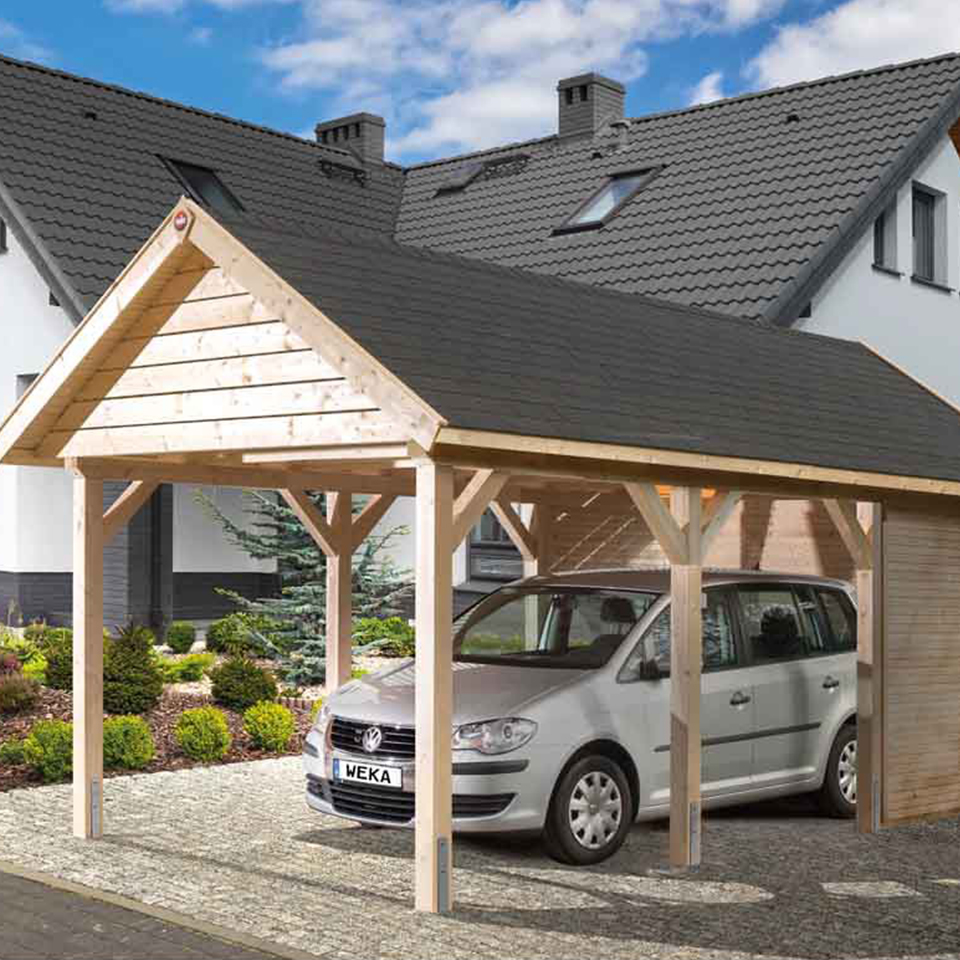 Leimholz Carport