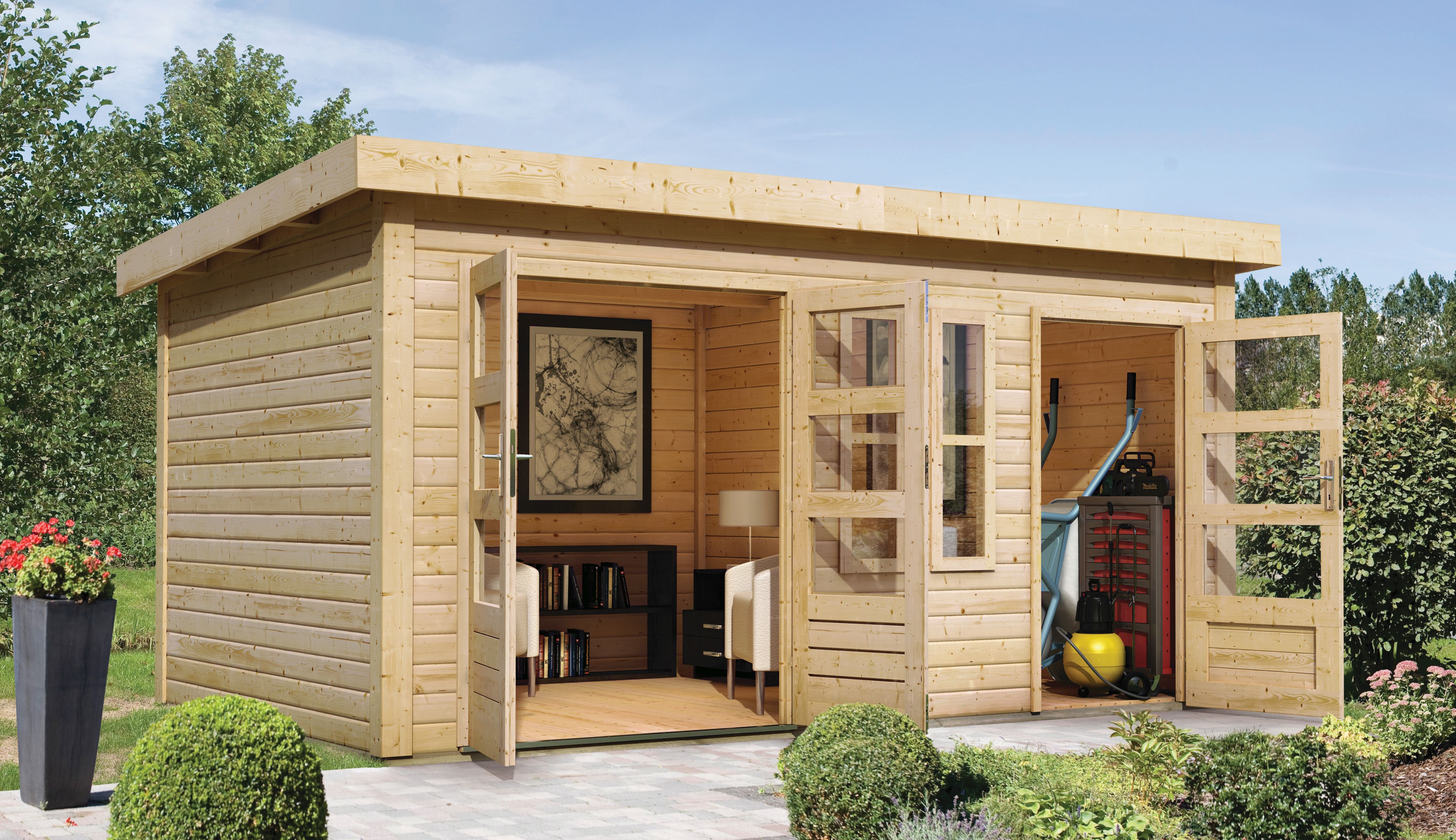 Zweiraum-Gartenhäuser