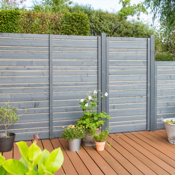 BM Massivholz Zaunserie TYP 221-224