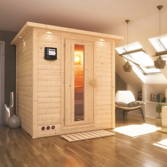 Sauna mit Fronteinstieg