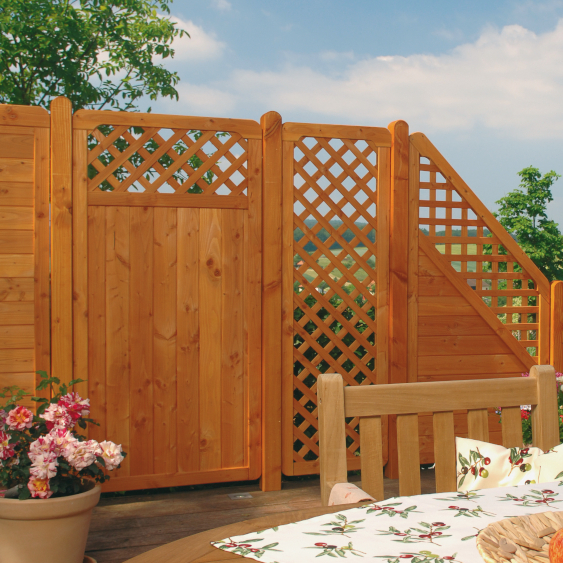 BM Massivholz Zaunserie Mainau