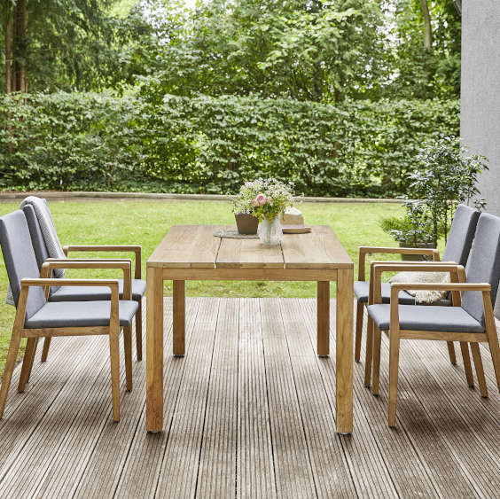 Gartenmöbel nach Material