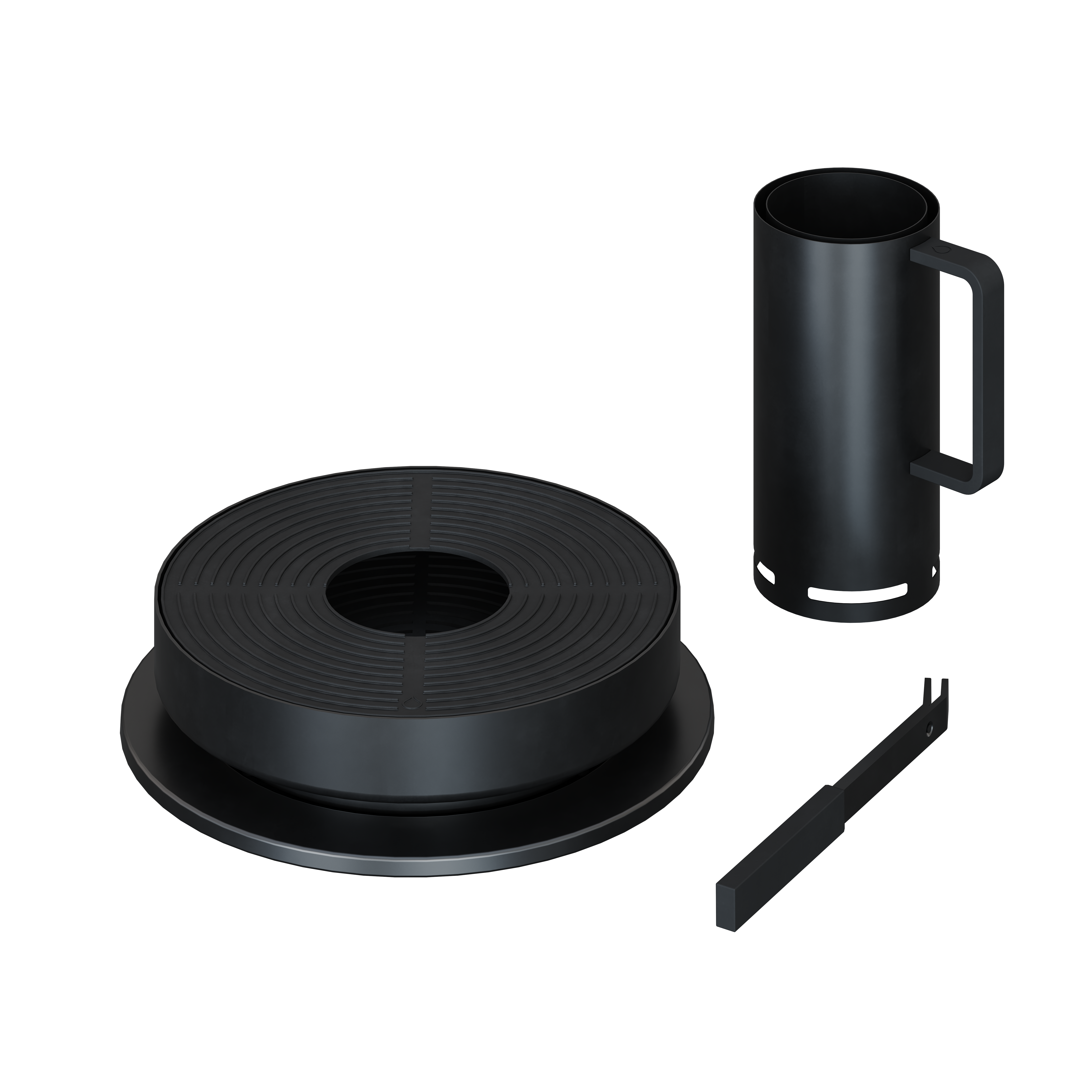 Tisch Holzkohlegrill