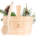 Liebenstein Sauna Eimer mit Kelle aus Kiefernholz (4L)Vorschaubild