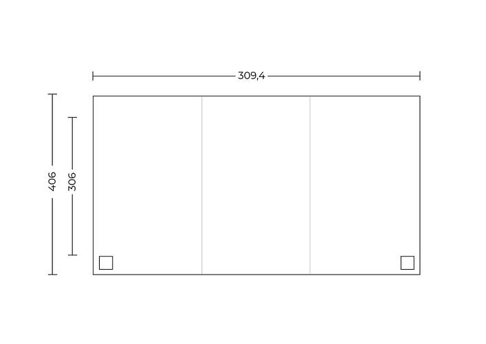 Gutta Terrassendachsystem Pro weiß/anthrazit