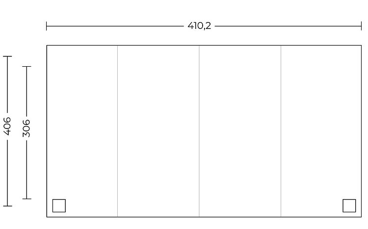Gutta Terrassendachsystem Pro weiß/anthrazit