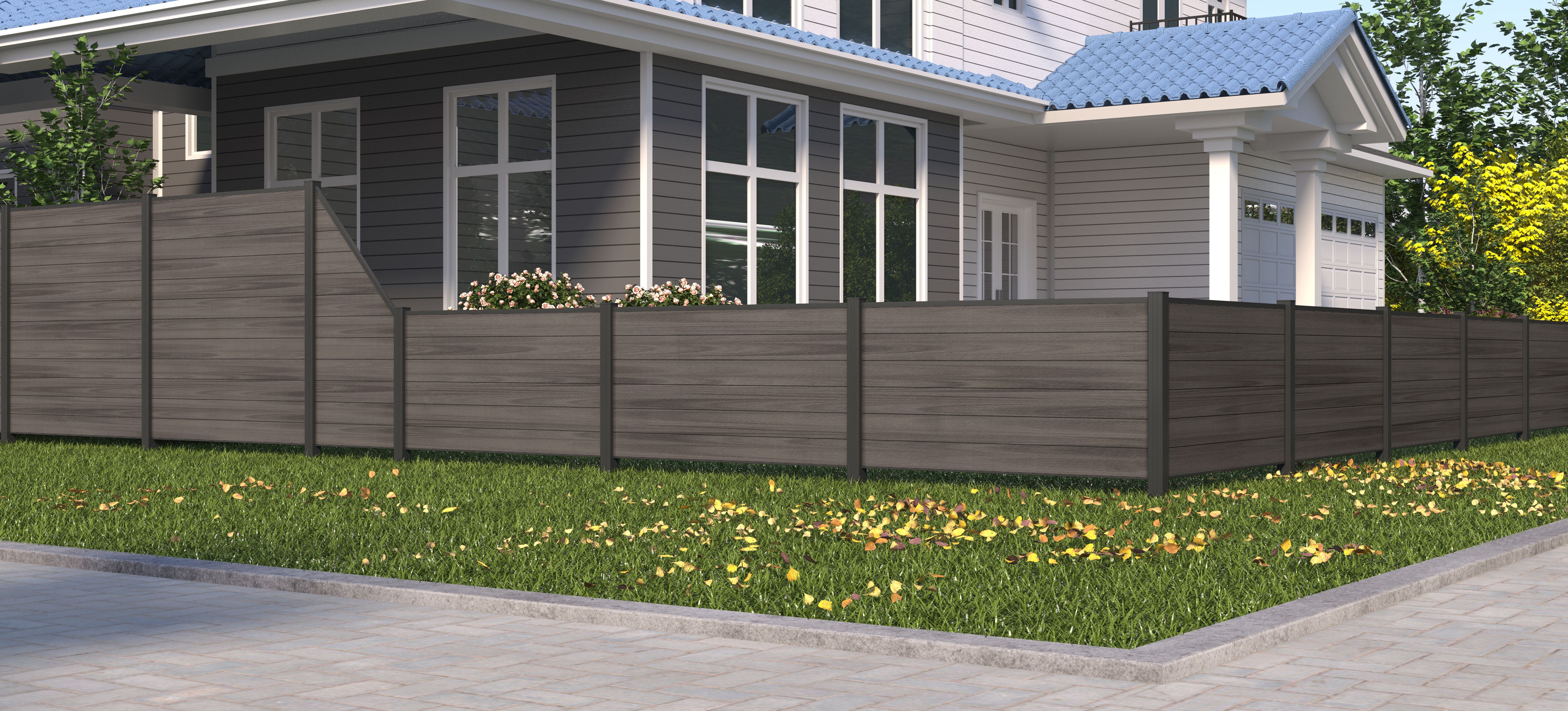 NewTechWood Sichtschutzzaun WPC