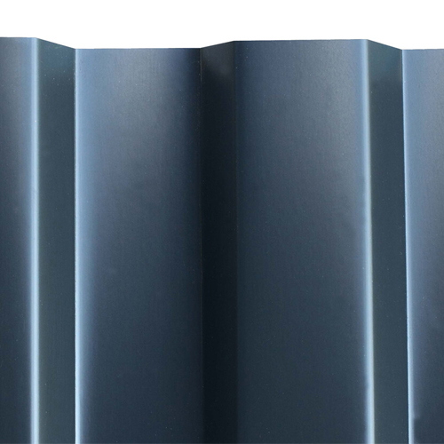 Aluminium Dachplatten mit Trapezprofil (farbbeschichtet: oben anthrazit, unten lichtgrau) Varianten Bild