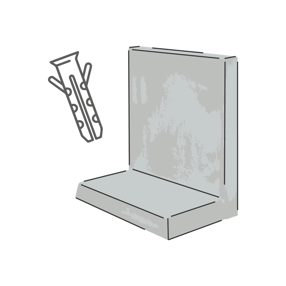 Zum Aufdübeln für L-Steine Varianten Bild