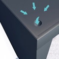 Vordach Serie BS Plus mit integriertem Entwässerungssystem Vordach Serie BS Plus mit integriertem Entwässerungssystem