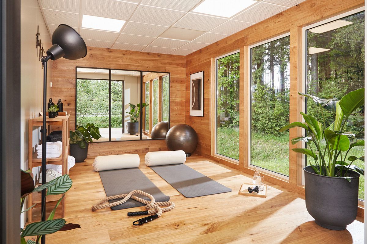 CasaVita von Biohort als privates Yoga-Studio