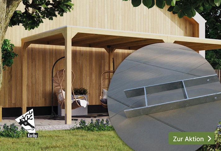 Karibu Pavillon & Carport -Aktion Sliderbild