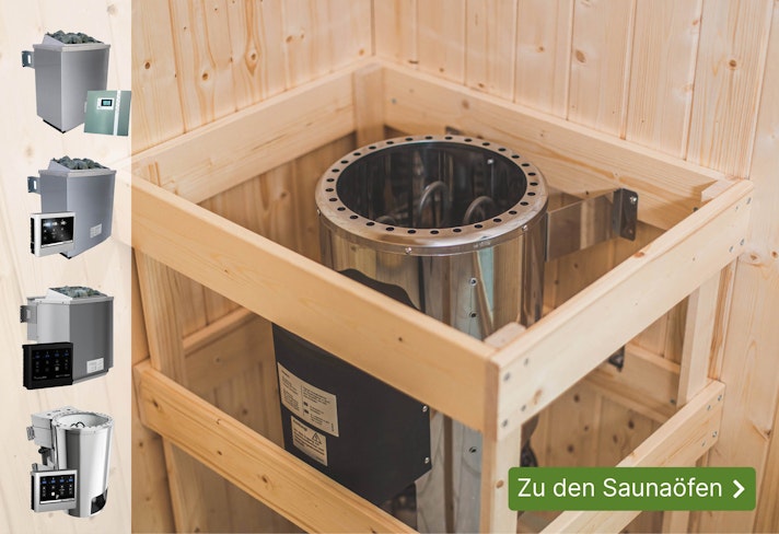 Saunaöfen mit Expresslieferung Sliderbild