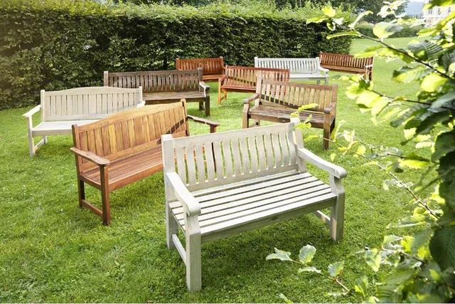 Diamond Garden 3-Sitzer Landhausbank CHATEAU Recycled Teak 