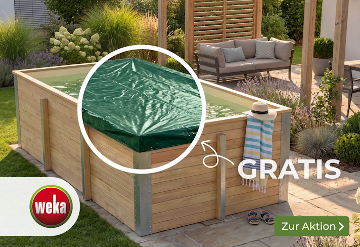 Gratis Pool-Abdeckplane zu Ihrem Weka Pool Sliderbild