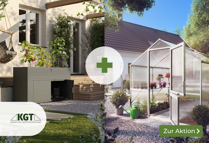 GRATIS Hochbeet zum KGT Gewächshaus Sliderbild