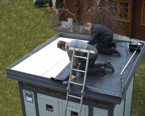 EPDM Dachfolie schützt Ihr Flachdach 