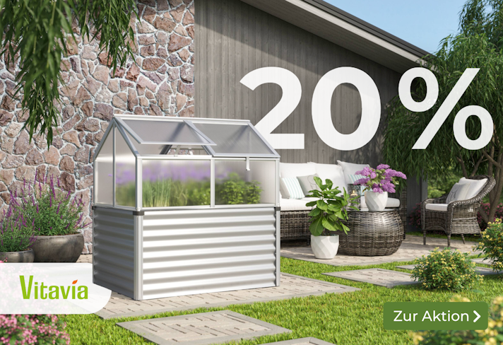 Vitavia Hochbeet-Aktion: 20 % sparen Sliderbild