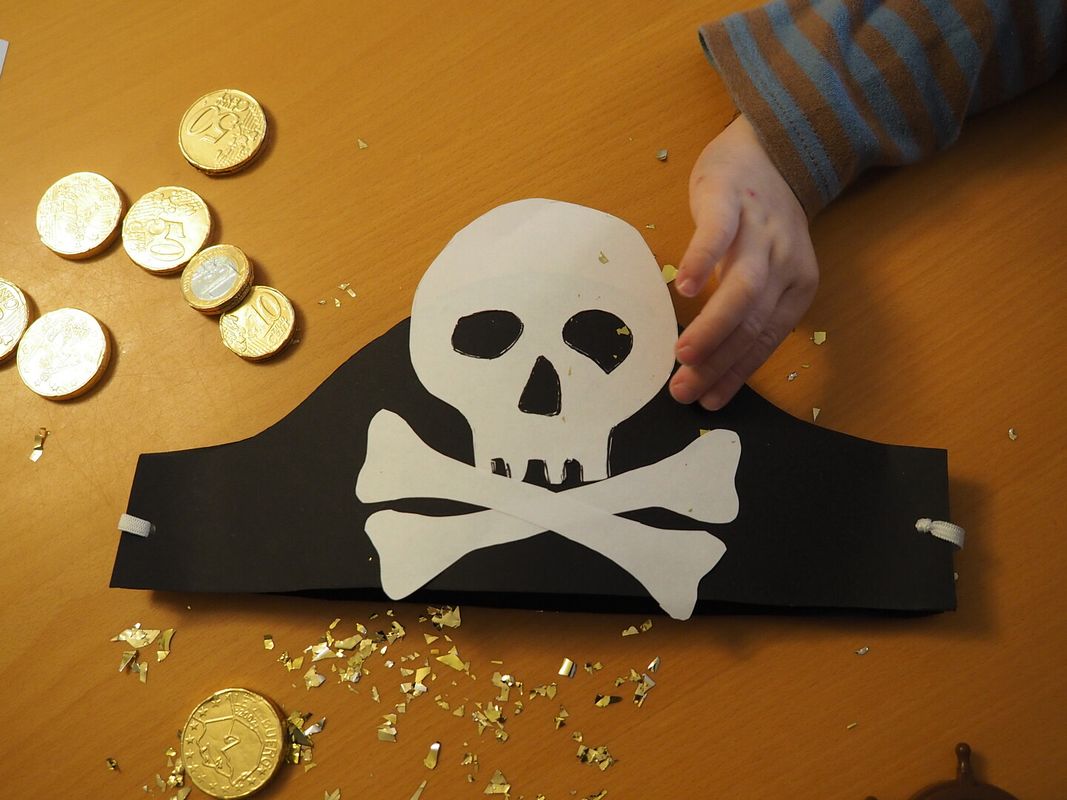 Piratenhut basteln