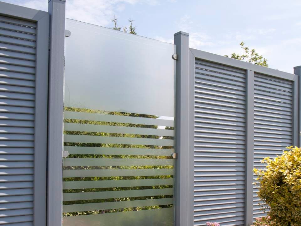GroJa Ambiente Glas-Sichtschutz Typ Senkrecht 120