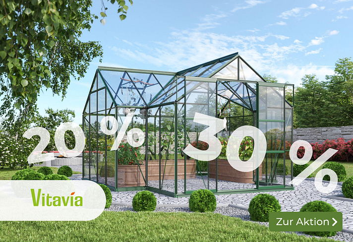 Vitavia Gewächshaus-Aktion Sliderbild