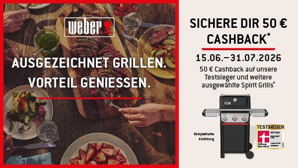 Weber Spirit-Serie Cashback