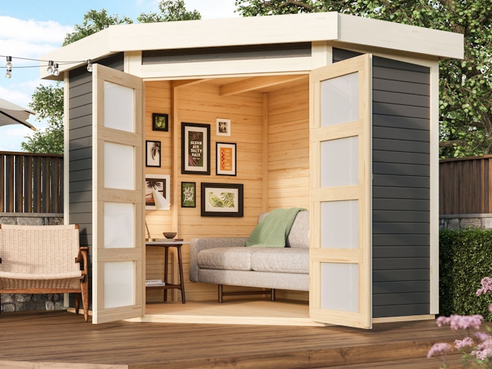 Moderne Gartenhäuschen & Geräteschuppen Sliderbild