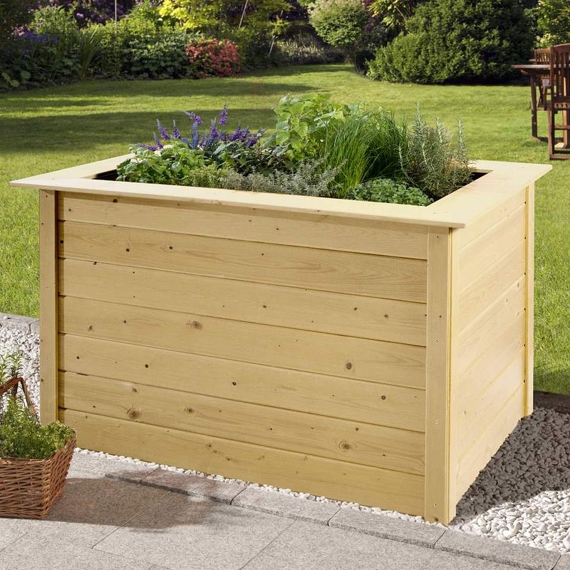 Klassiker aus Holz: das Weka Profi-Hochbeet 669
