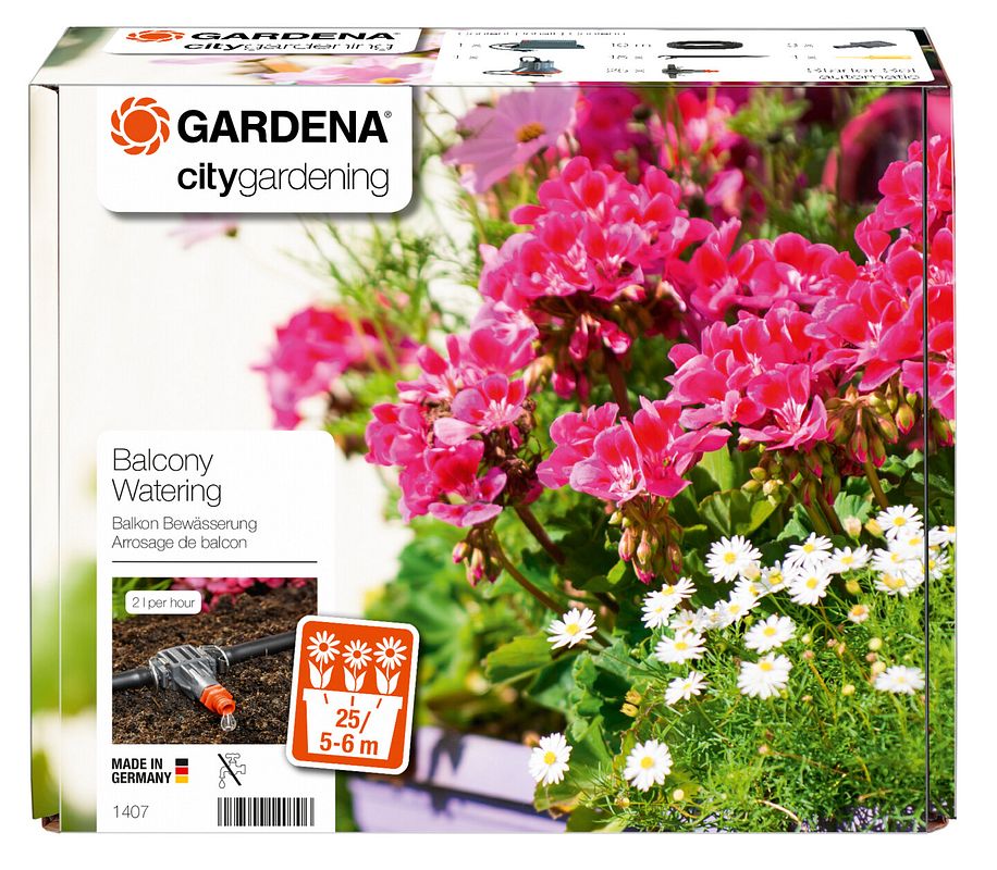 Automatische Blumenkastenbewässerung City Gardening von Gardena
