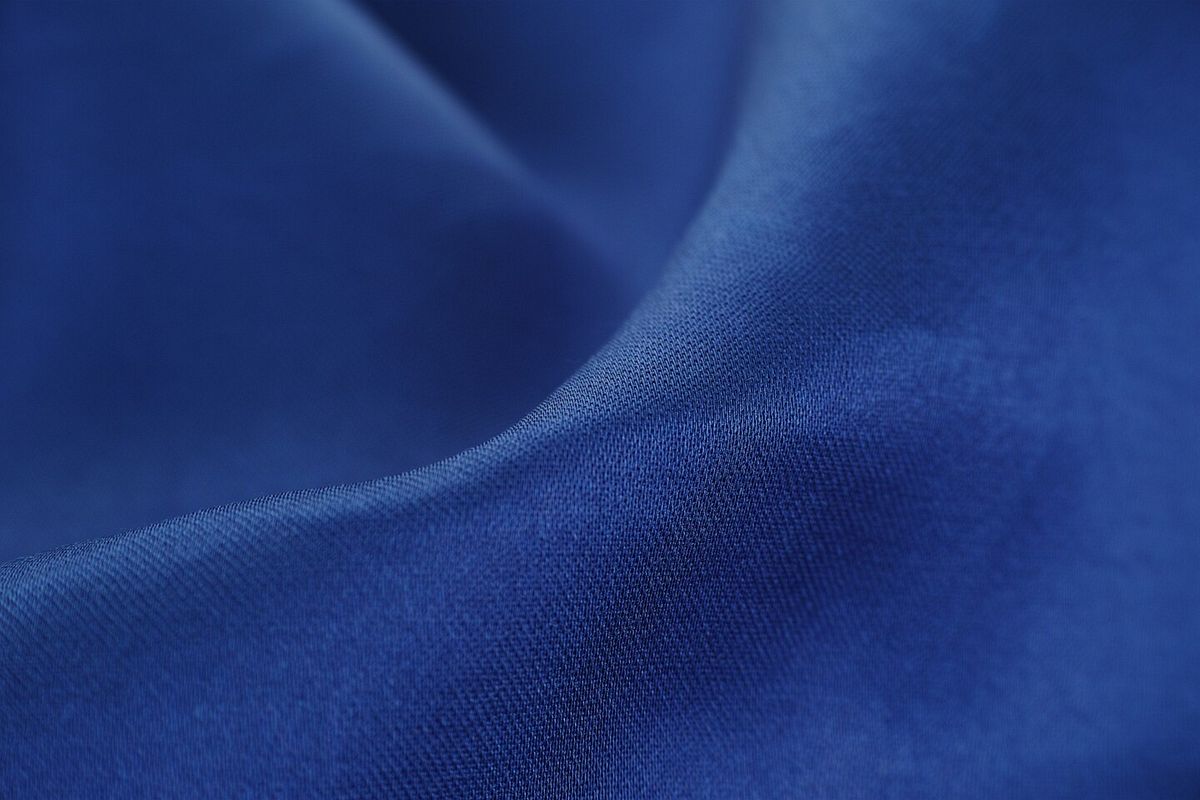 Stoff in Blau