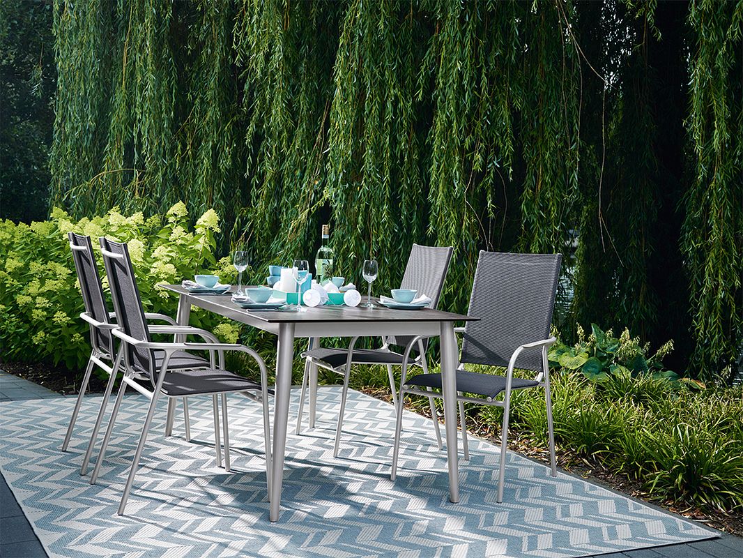 Sieger Outdoor-Teppich 230 x 330 cm Polypropylen, Dessin 4825 