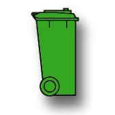 Abfallbehälter 140 Liter