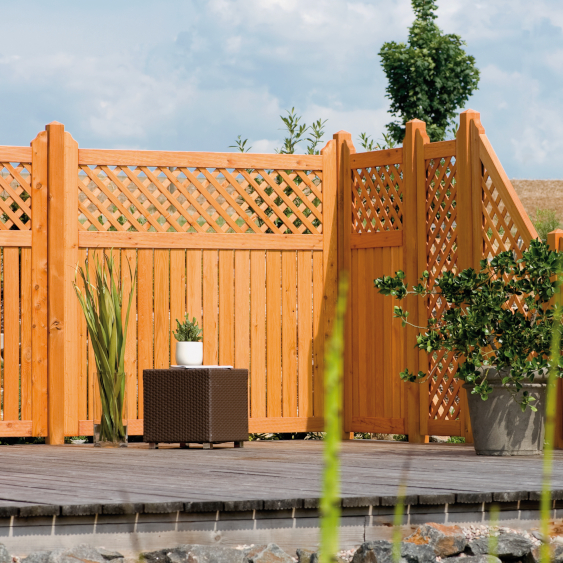 BM Massivholz Zaunserie Havanna