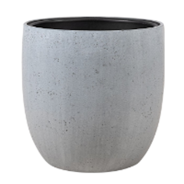 Vaso In Zinco Klocke Con Scritta 'Home & Garden', Bianco/Nero, Resistente Al Gelo, Per Fiori Interni Ed Esterni