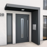 Gutta Rechteckvordächer