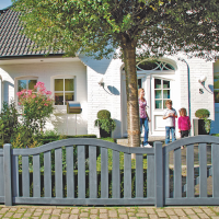 T&J Holz-Vorgartenzaun