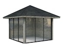 Vorschaubild Palmako Pavillon Bianca 8,3 m² Set 501 Slide Plus mit Isolierglas-Schiebetüren - 28 mm