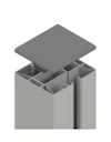 Vorschaubild Muster anfordern: TraumGarten SYSTEM Klemmpfosten Silber/Anthrazit