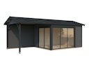 Vorschaubild Palmako Gartenhaus Amanda 11,2 + 7,8 m² Slide Plus - 44 mm