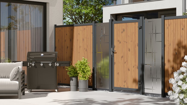 TraumGarten SYSTEM NEO Thermo Zaun-Anschluss-Set 91 x 184 auf 94