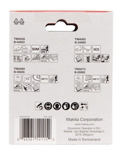 Makita Multifunktionswerkzeug Fliesen-Set B-67496