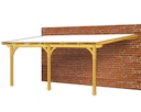 Vorschaubild Skan Holz Terrassenüberdachung Rimini Douglasie mit Mittelpfosten Breite 648 cm