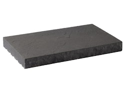 WESERWABEN® Mauerabdeckung Flach Strukturiert Anthrazit