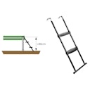 Vorschaubild Exit Leiter für Trampoline Größe L (für Rahmenhöhe 85 cm und höher)