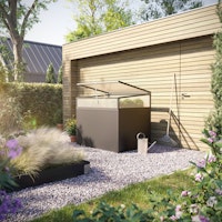 KGT Frühbeet Aufsatz für Aluminium Hochbeet 130 Profile anthrazit (B1,21 x 0,91x H0,77 m - 700 l)