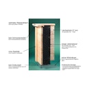 Vorschaubild KGT Hochbeet Woody 210 aus Lärchenholz - 1400 l