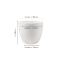 Vorschaubild Wikholm form Design Pflanzgefäß / Blumentopf cremeweiß ⌀ 37 x H 32 cm